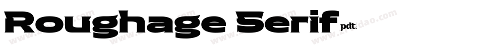 Roughage Serif字体转换